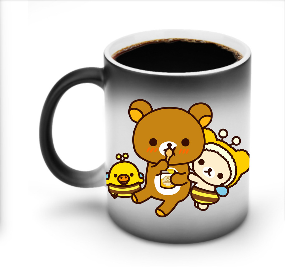 （画像用） リラックマ リラックマ キイロイトリ Rilakkuma Korilakkuma Kiiroitori 温度変色マグカップ