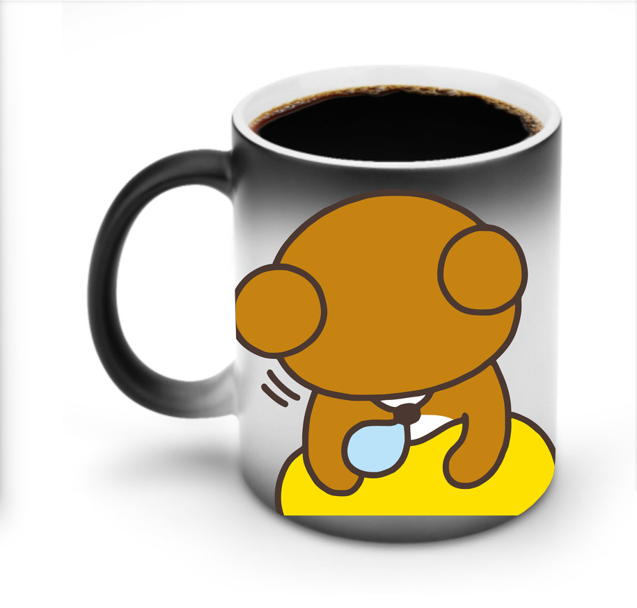 （画像用） リラックマ リラックマ キイロイトリ Rilakkuma Korilakkuma Kiiroitori 温度変色マグカップ