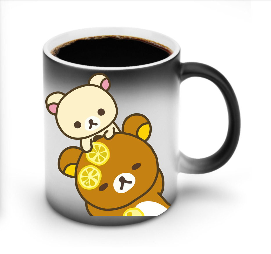 （画像用） リラックマ リラックマ キイロイトリ Rilakkuma Korilakkuma Kiiroitori 温度変色マグカップ