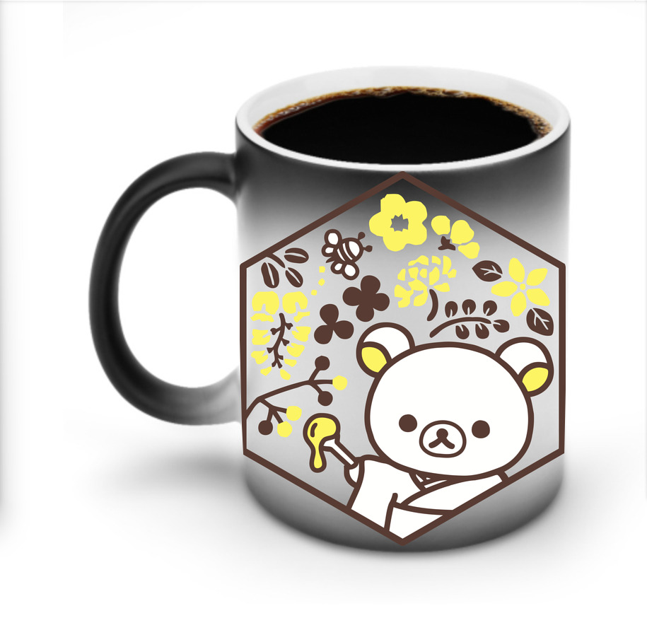 （画像用） リラックマ リラックマ キイロイトリ Rilakkuma Korilakkuma Kiiroitori 温度変色マグカップ