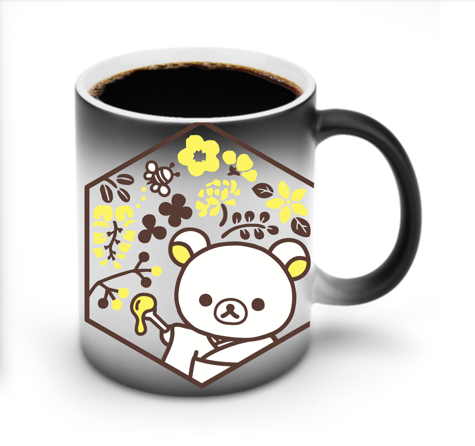 （画像用） リラックマ リラックマ キイロイトリ Rilakkuma Korilakkuma Kiiroitori 温度変色マグカップ