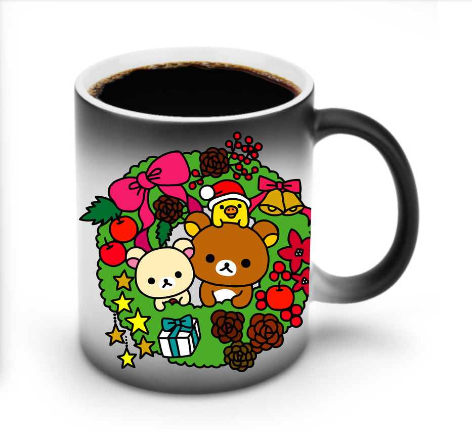 （画像用） リラックマ リラックマ キイロイトリ Rilakkuma Korilakkuma Kiiroitori 温度変色マグカップ