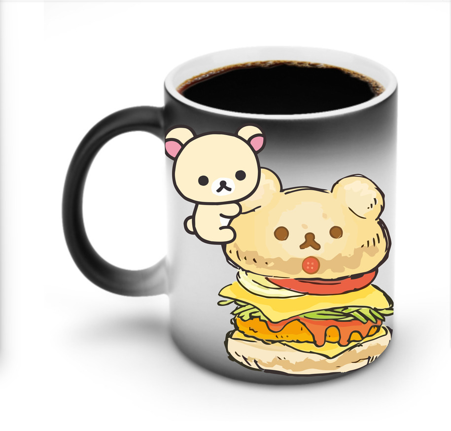 （画像用） リラックマ リラックマ キイロイトリ Rilakkuma Korilakkuma Kiiroitori 温度変色マグカップ