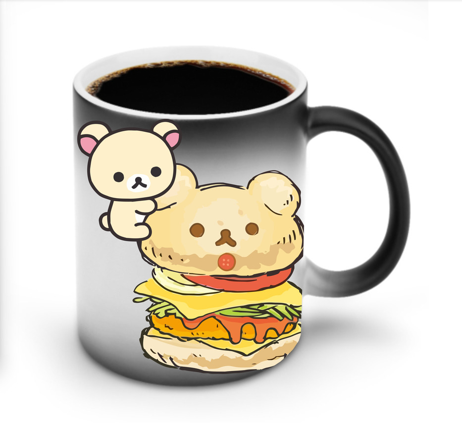 （画像用） リラックマ リラックマ キイロイトリ Rilakkuma Korilakkuma Kiiroitori 温度変色マグカップ