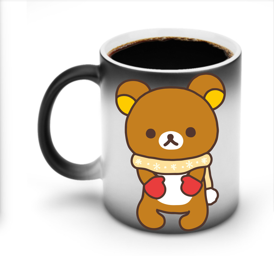 （画像用） リラックマ リラックマ キイロイトリ Rilakkuma Korilakkuma Kiiroitori 温度変色マグカップ