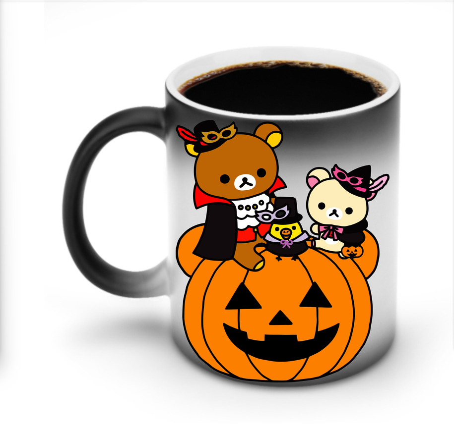 （画像用） リラックマ リラックマ キイロイトリ Rilakkuma Korilakkuma Kiiroitori 温度変色マグカップ