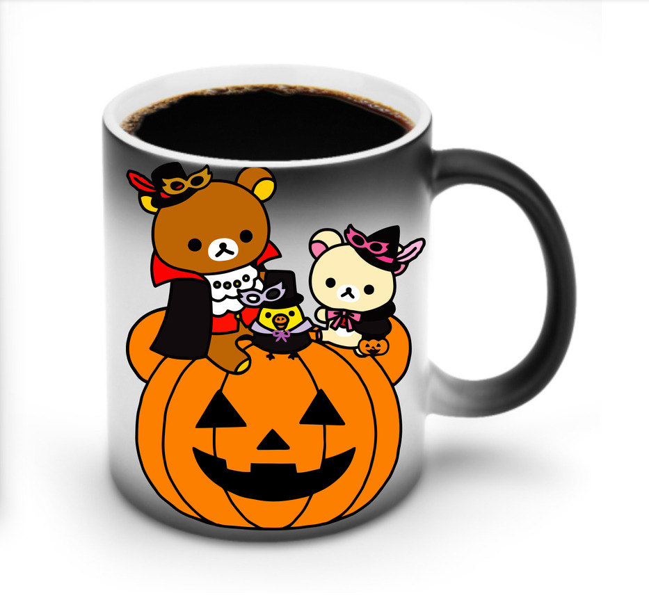 （画像用） リラックマ リラックマ キイロイトリ Rilakkuma Korilakkuma Kiiroitori 温度変色マグカップ