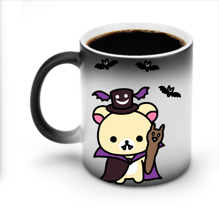 （画像用） リラックマ リラックマ キイロイトリ Rilakkuma Korilakkuma Kiiroitori 温度変色マグカップ