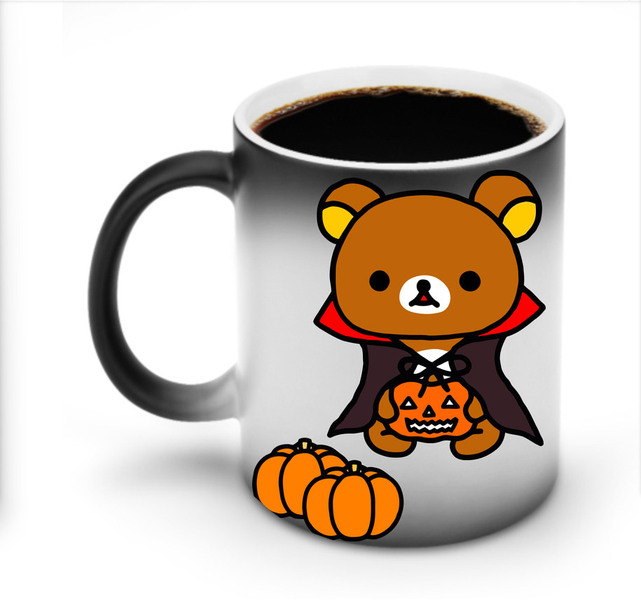 （画像用） リラックマ リラックマ キイロイトリ Rilakkuma Korilakkuma Kiiroitori 温度変色マグカップ