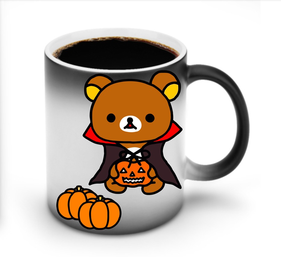 （画像用） リラックマ リラックマ キイロイトリ Rilakkuma Korilakkuma Kiiroitori 温度変色マグカップ