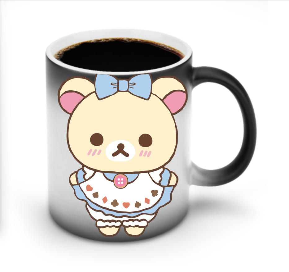 （画像用） リラックマ リラックマ キイロイトリ Rilakkuma Korilakkuma Kiiroitori 温度変色マグカップ