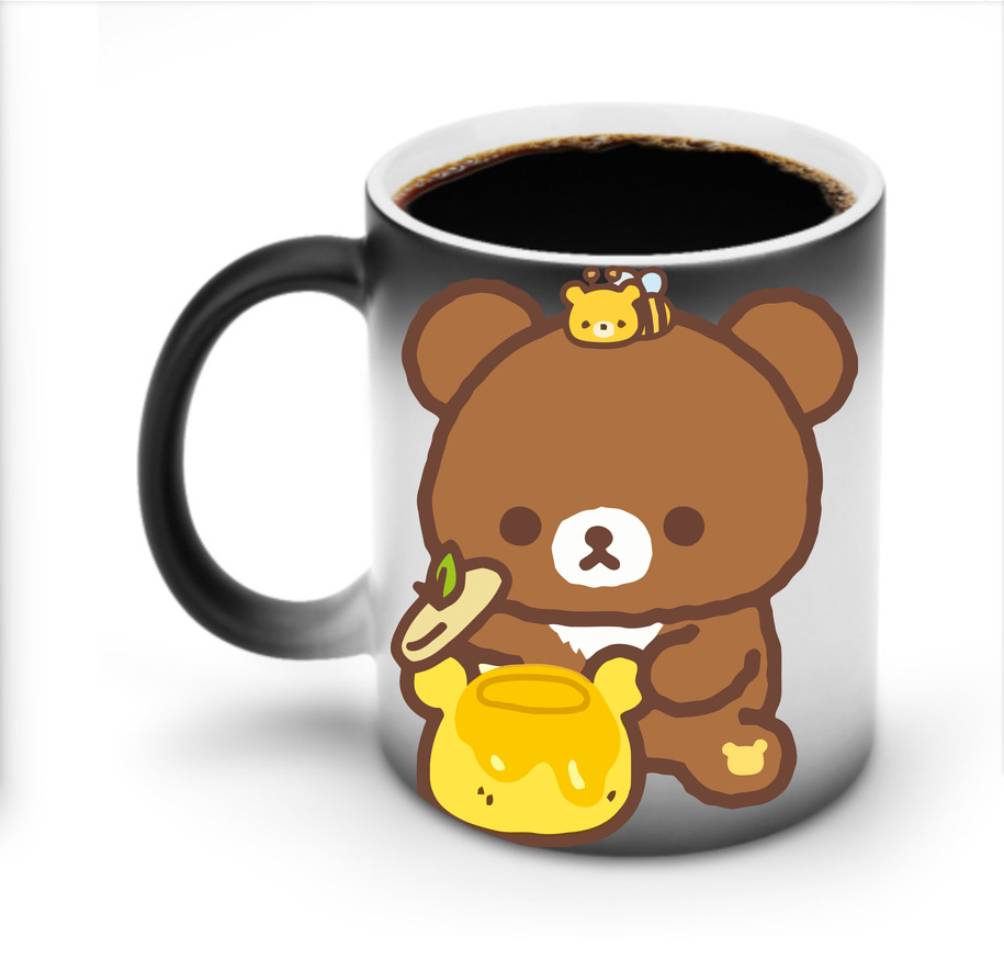 （画像用） リラックマ リラックマ キイロイトリ Rilakkuma Korilakkuma Kiiroitori 温度変色マグカップ