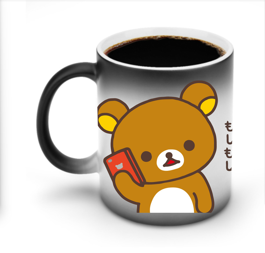 （画像用） リラックマ リラックマ キイロイトリ Rilakkuma Korilakkuma Kiiroitori 温度変色マグカップ