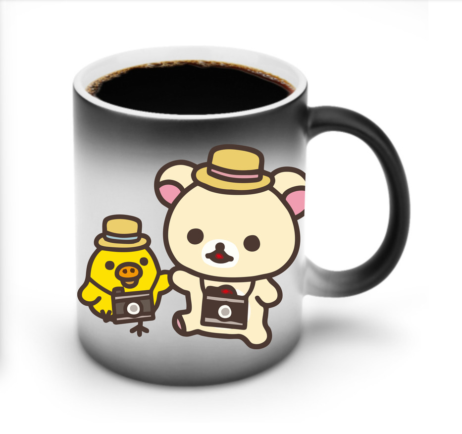 （画像用） リラックマ リラックマ キイロイトリ Rilakkuma Korilakkuma Kiiroitori 温度変色マグカップ