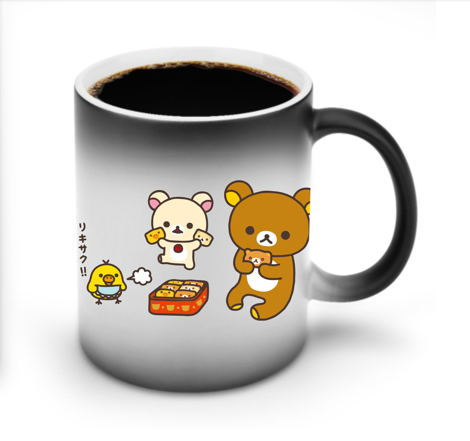 （画像用） リラックマ リラックマ キイロイトリ Rilakkuma Korilakkuma Kiiroitori 温度変色マグカップ