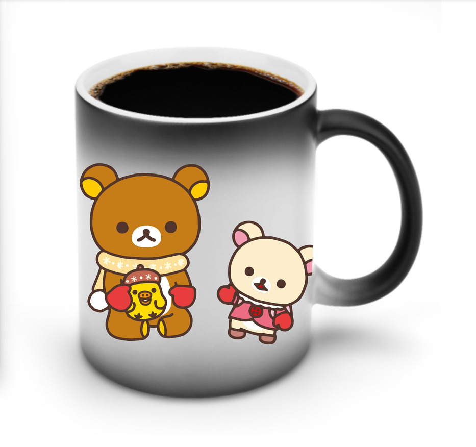 （画像用） リラックマ リラックマ キイロイトリ Rilakkuma Korilakkuma Kiiroitori 温度変色マグカップ