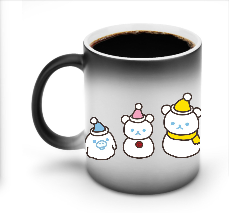 （画像用） リラックマ リラックマ キイロイトリ Rilakkuma Korilakkuma Kiiroitori 温度変色マグカップ