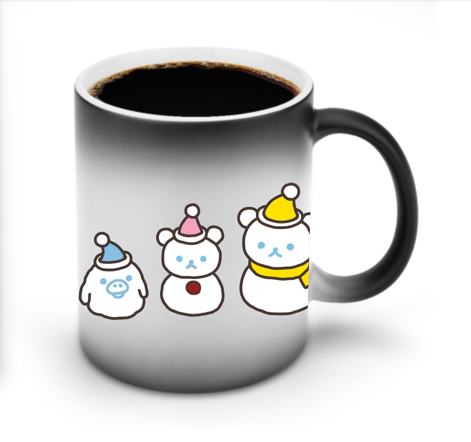 （画像用） リラックマ リラックマ キイロイトリ Rilakkuma Korilakkuma Kiiroitori 温度変色マグカップ
