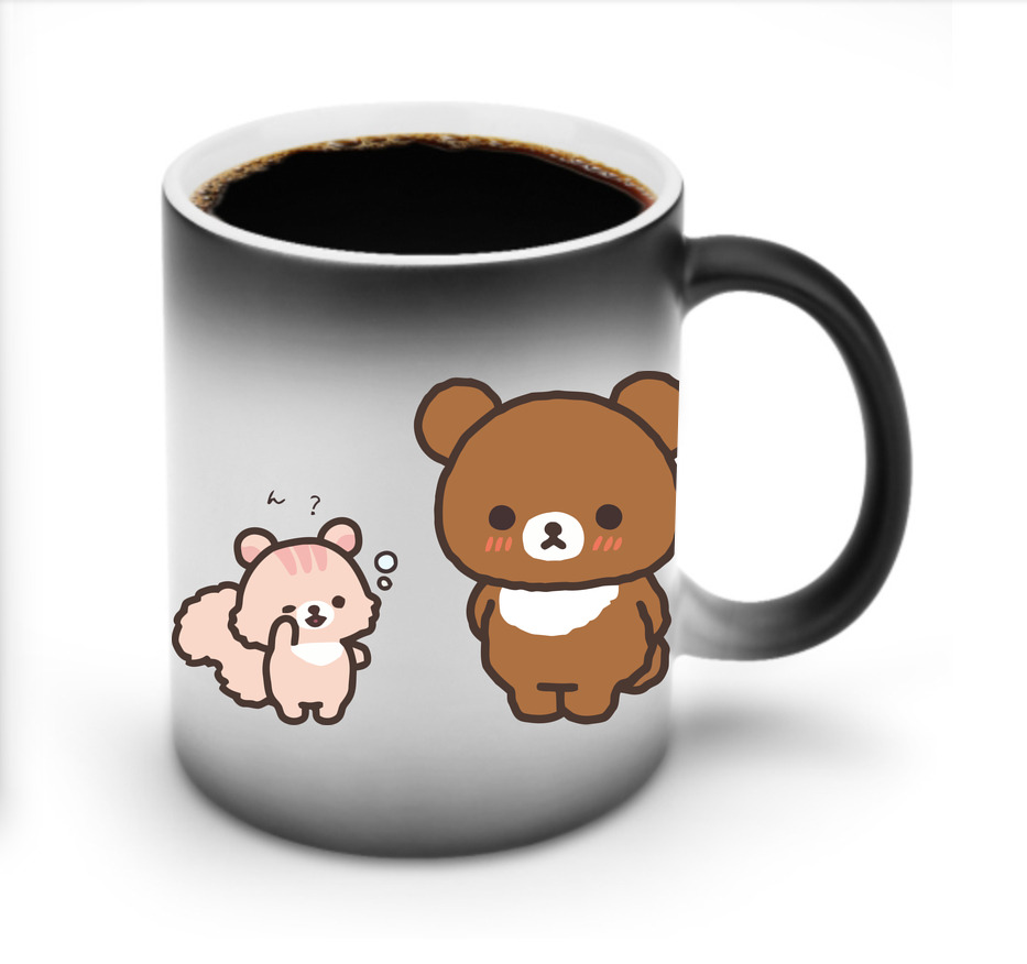 （画像用） リラックマ リラックマ キイロイトリ Rilakkuma Korilakkuma Kiiroitori 温度変色マグカップ