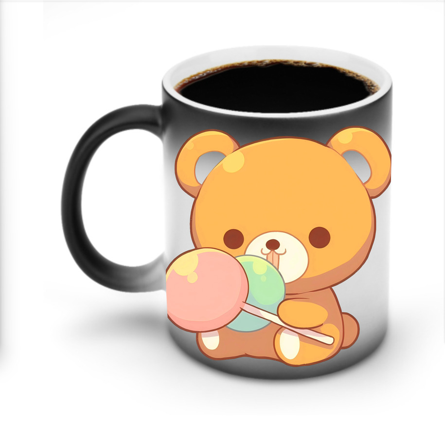 （画像用） リラックマ リラックマ キイロイトリ Rilakkuma Korilakkuma Kiiroitori 温度変色マグカップ