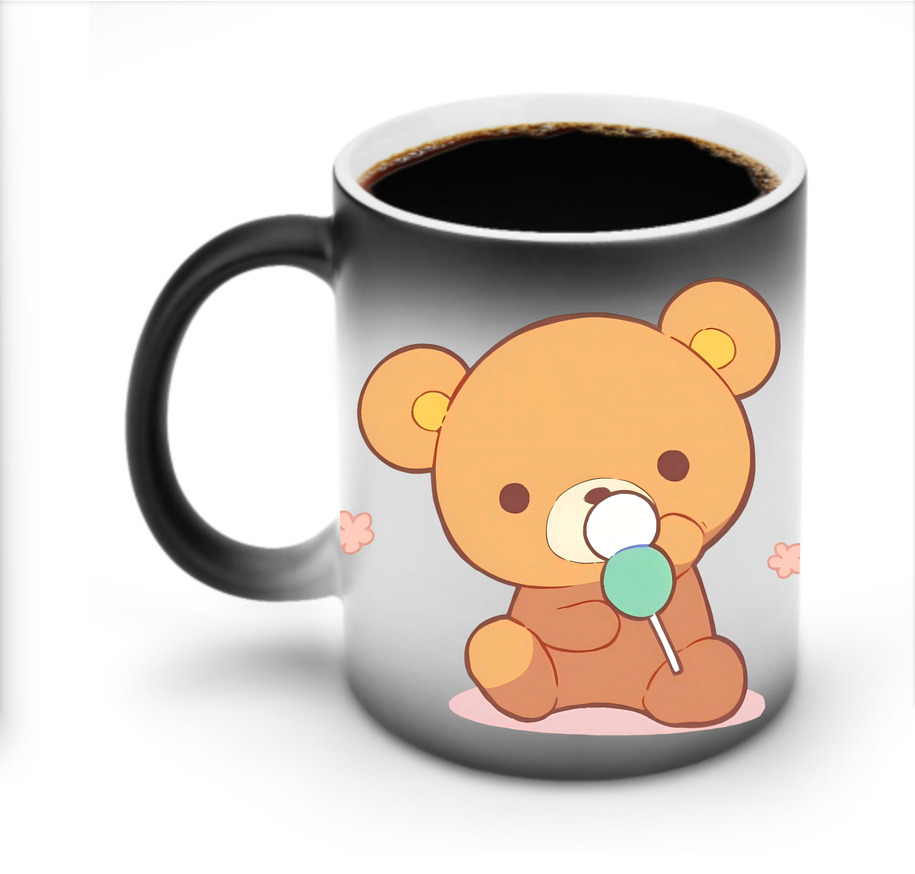 （画像用） リラックマ リラックマ キイロイトリ Rilakkuma Korilakkuma Kiiroitori 温度変色マグカップ