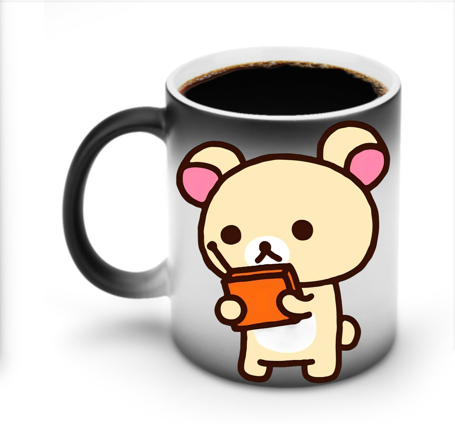 （画像用） リラックマ リラックマ キイロイトリ Rilakkuma Korilakkuma Kiiroitori 温度変色マグカップ