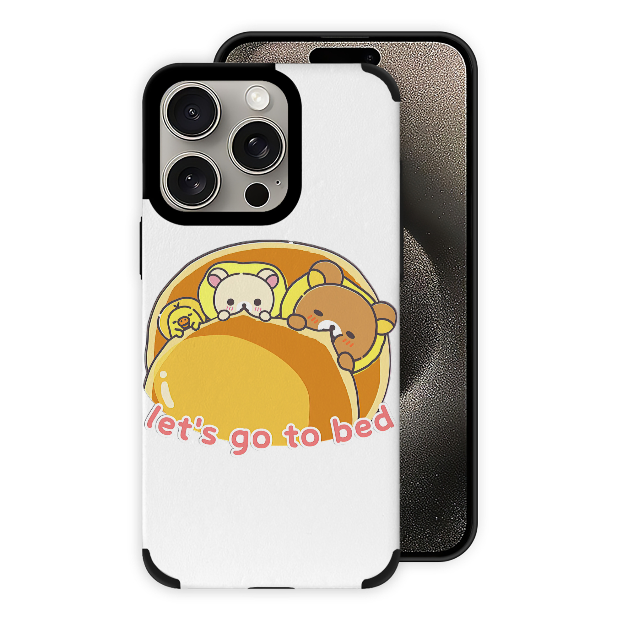 （画像用） リラックマ リラックマ キイロイトリ Rilakkuma Korilakkuma Kiiroitori 【iPhone15ProMax対応】 PUレザー スマホケース 耐衝撃＆黄変防止