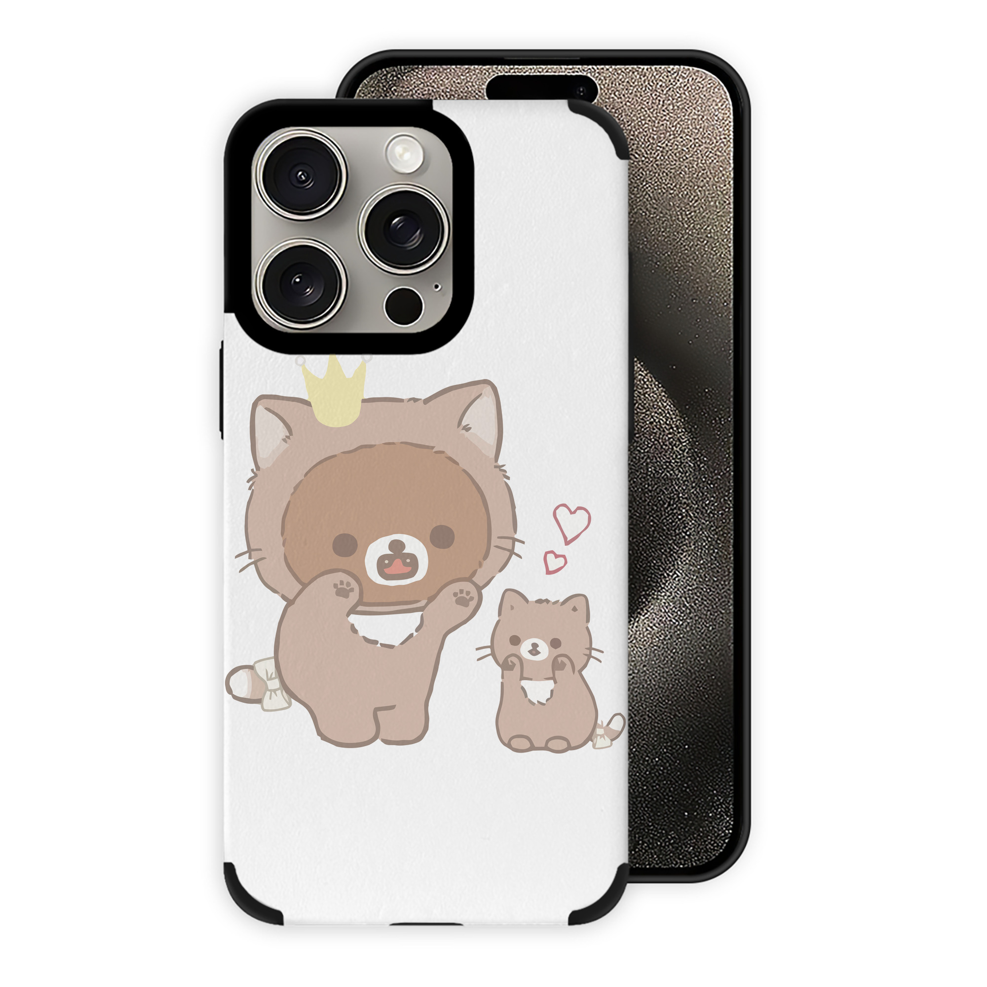 （画像用） リラックマ リラックマ キイロイトリ Rilakkuma Korilakkuma Kiiroitori 【iPhone15ProMax対応】 PUレザー スマホケース 耐衝撃＆黄変防止