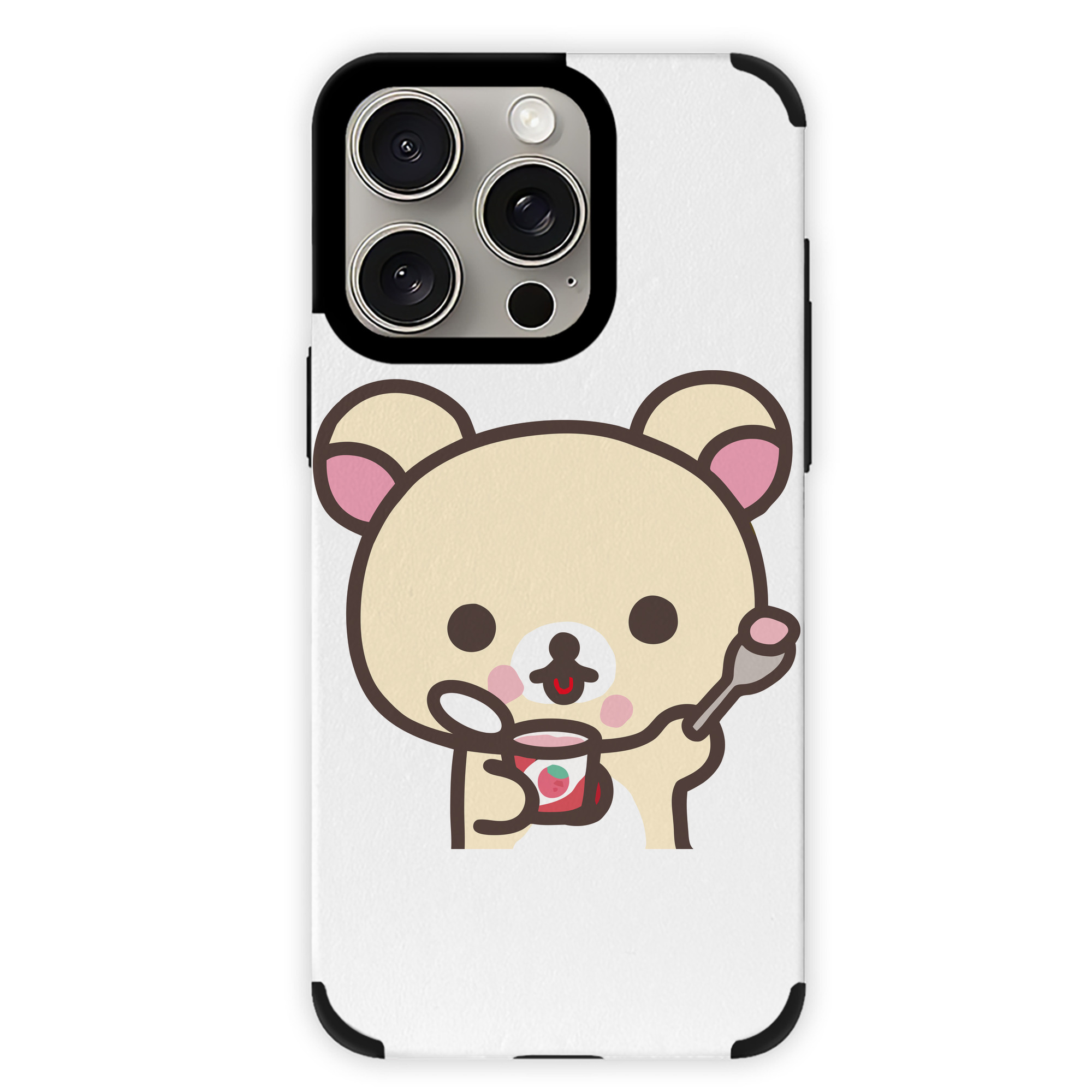 （画像用） リラックマ リラックマ キイロイトリ Rilakkuma Korilakkuma Kiiroitori 【iPhone15ProMax対応】 PUレザー スマホケース 耐衝撃＆黄変防止