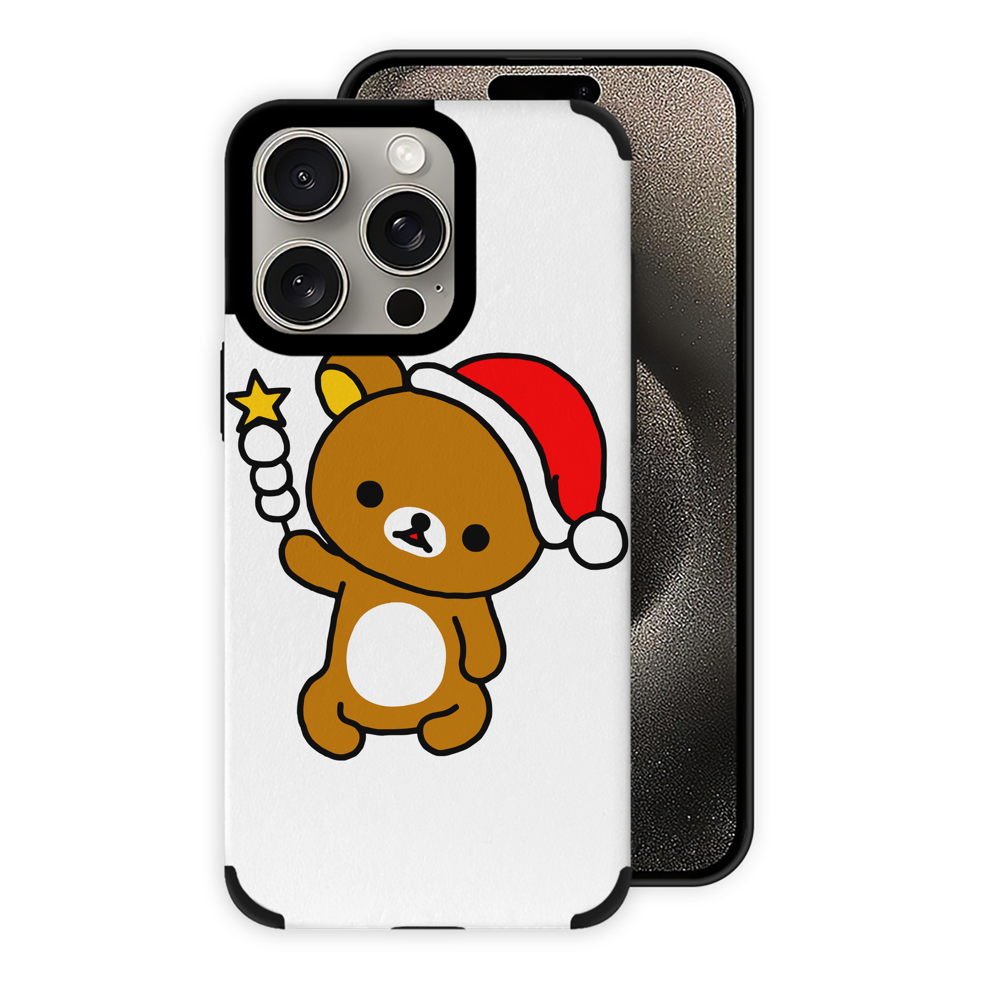 （画像用） リラックマ リラックマ キイロイトリ Rilakkuma Korilakkuma Kiiroitori 【iPhone15ProMax対応】 PUレザー スマホケース 耐衝撃＆黄変防止