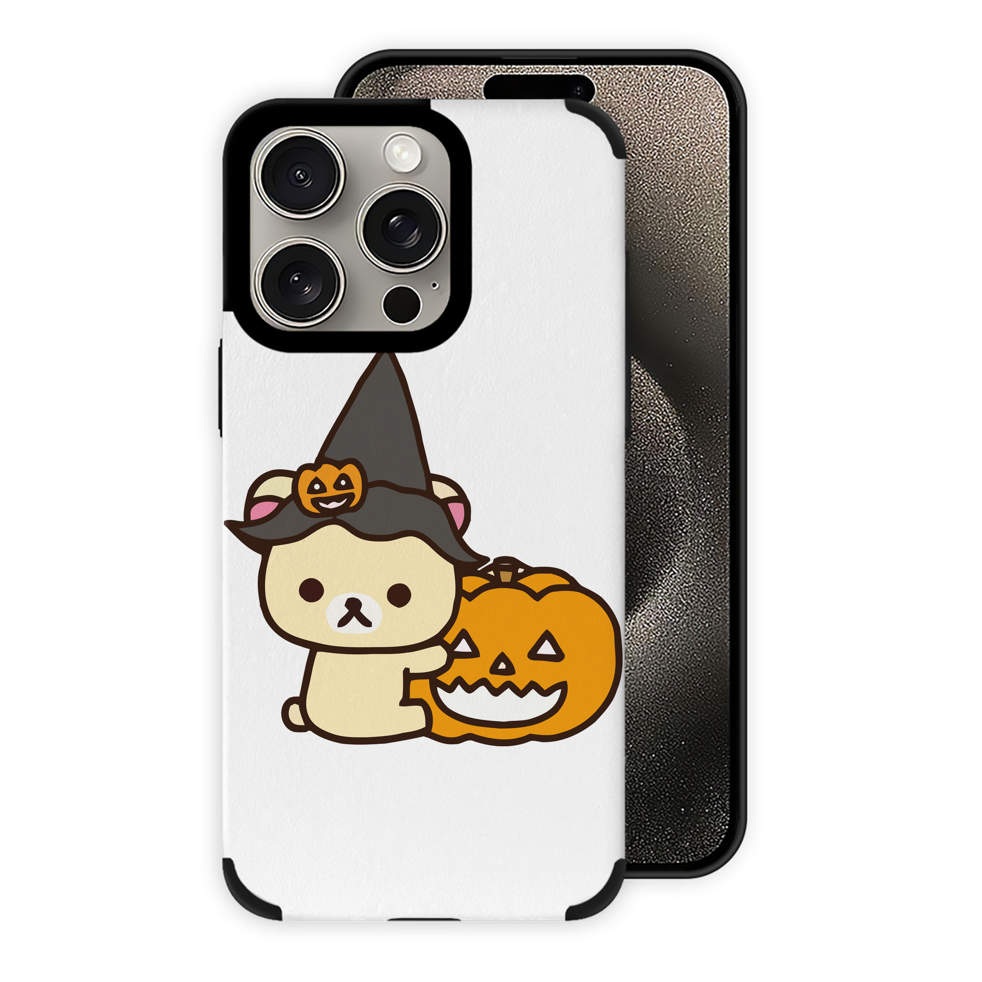 （画像用） リラックマ リラックマ キイロイトリ Rilakkuma Korilakkuma Kiiroitori 【iPhone15ProMax対応】 PUレザー スマホケース 耐衝撃＆黄変防止