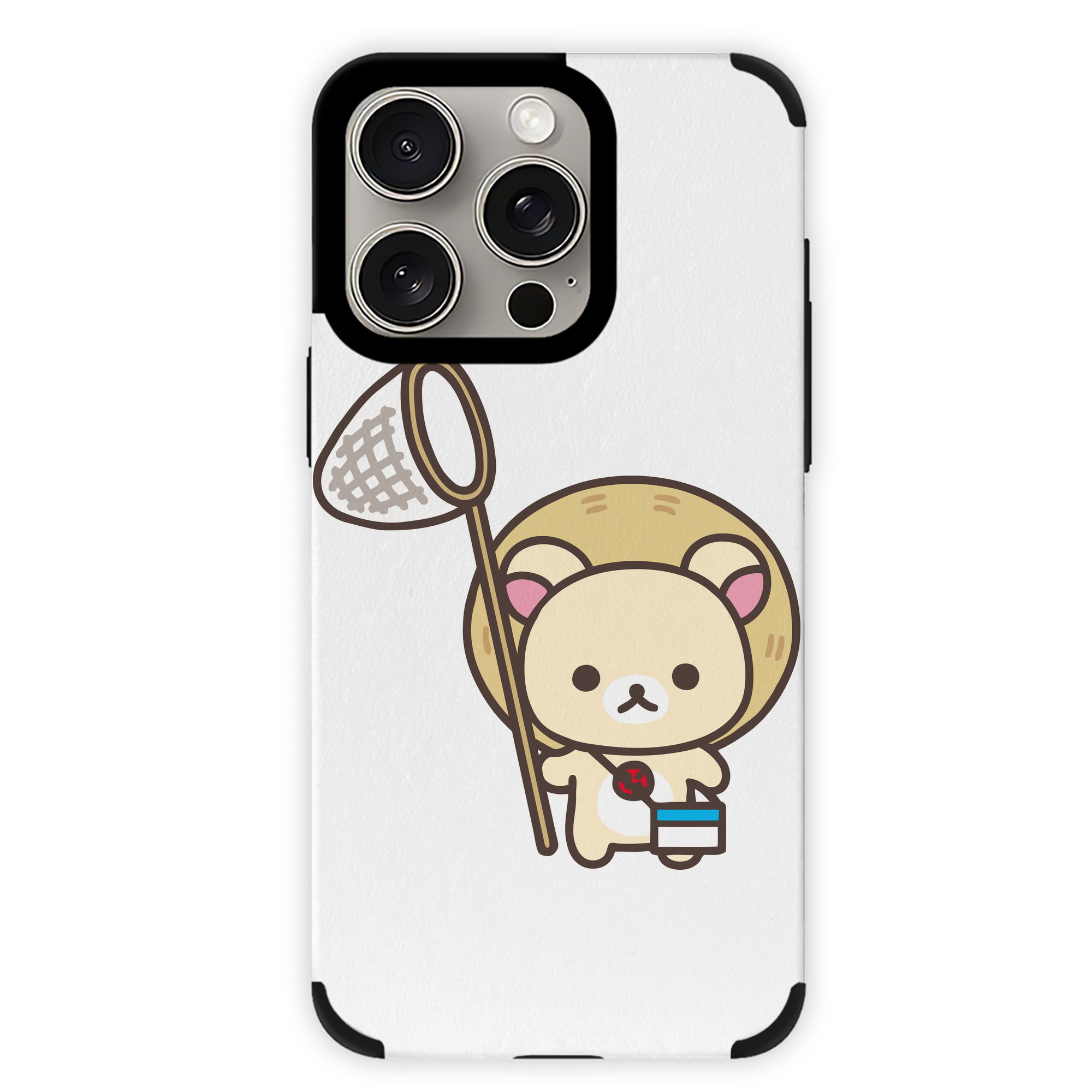 （画像用） リラックマ リラックマ キイロイトリ Rilakkuma Korilakkuma Kiiroitori 【iPhone15ProMax対応】 PUレザー スマホケース 耐衝撃＆黄変防止