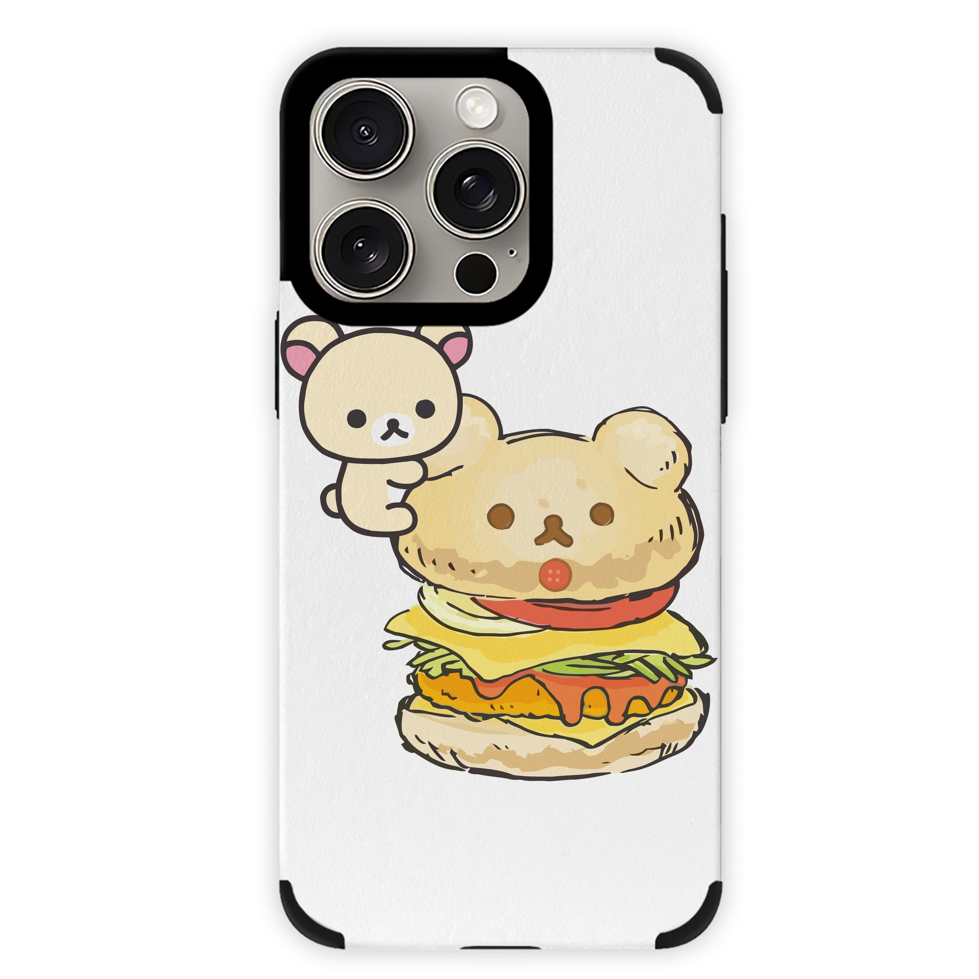 （画像用） リラックマ リラックマ キイロイトリ Rilakkuma Korilakkuma Kiiroitori 【iPhone15ProMax対応】 PUレザー スマホケース 耐衝撃＆黄変防止