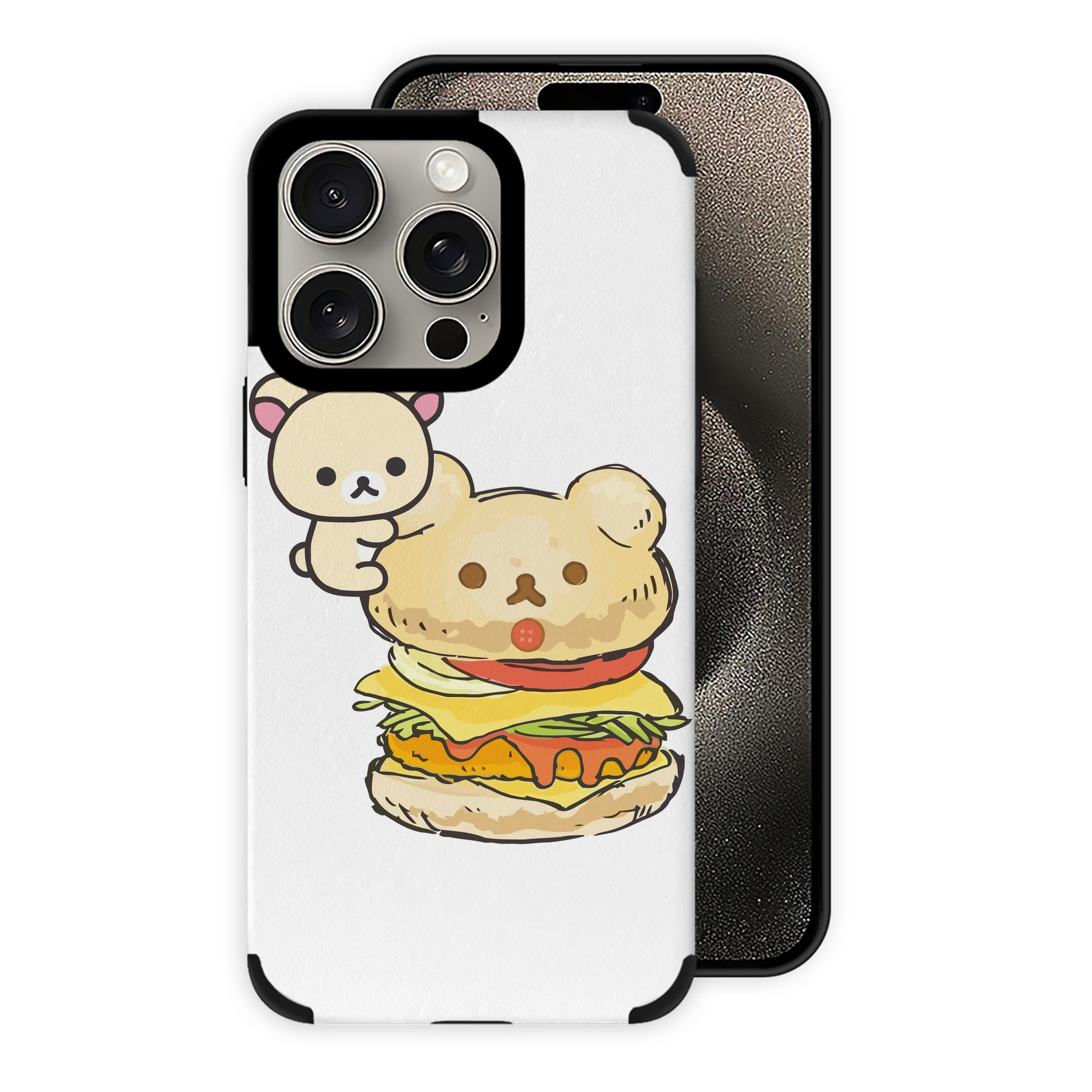 （画像用） リラックマ リラックマ キイロイトリ Rilakkuma Korilakkuma Kiiroitori 【iPhone15ProMax対応】 PUレザー スマホケース 耐衝撃＆黄変防止