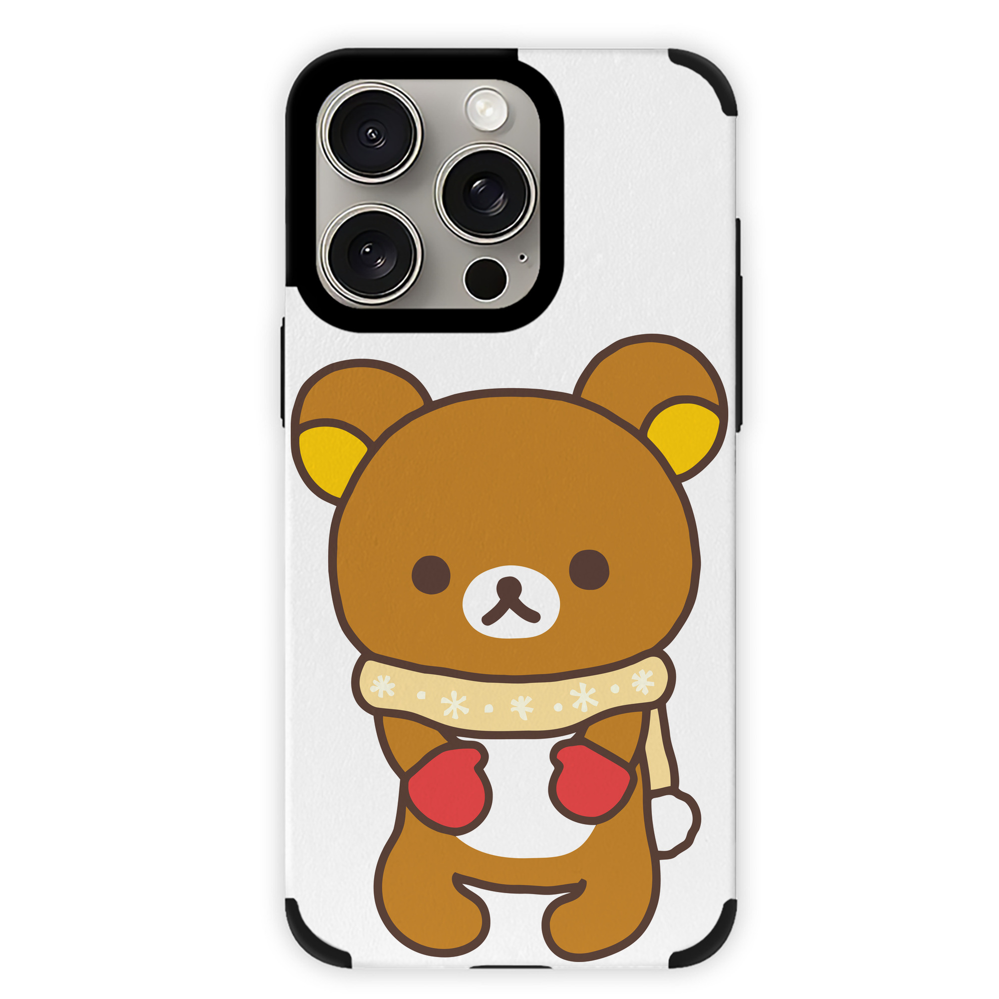 （画像用） リラックマ リラックマ キイロイトリ Rilakkuma Korilakkuma Kiiroitori 【iPhone15ProMax対応】 PUレザー スマホケース 耐衝撃＆黄変防止