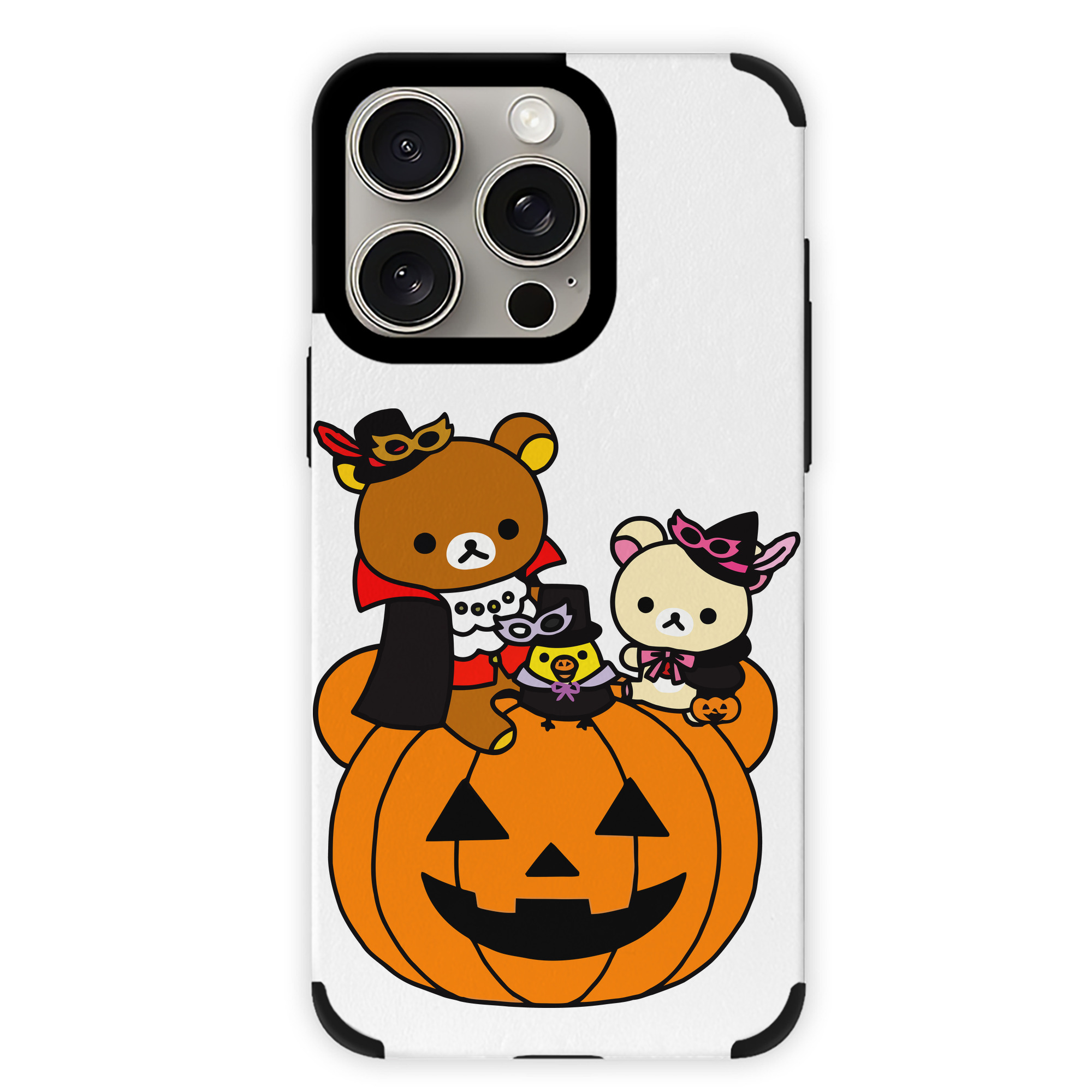 （画像用） リラックマ リラックマ キイロイトリ Rilakkuma Korilakkuma Kiiroitori 【iPhone15ProMax対応】 PUレザー スマホケース 耐衝撃＆黄変防止