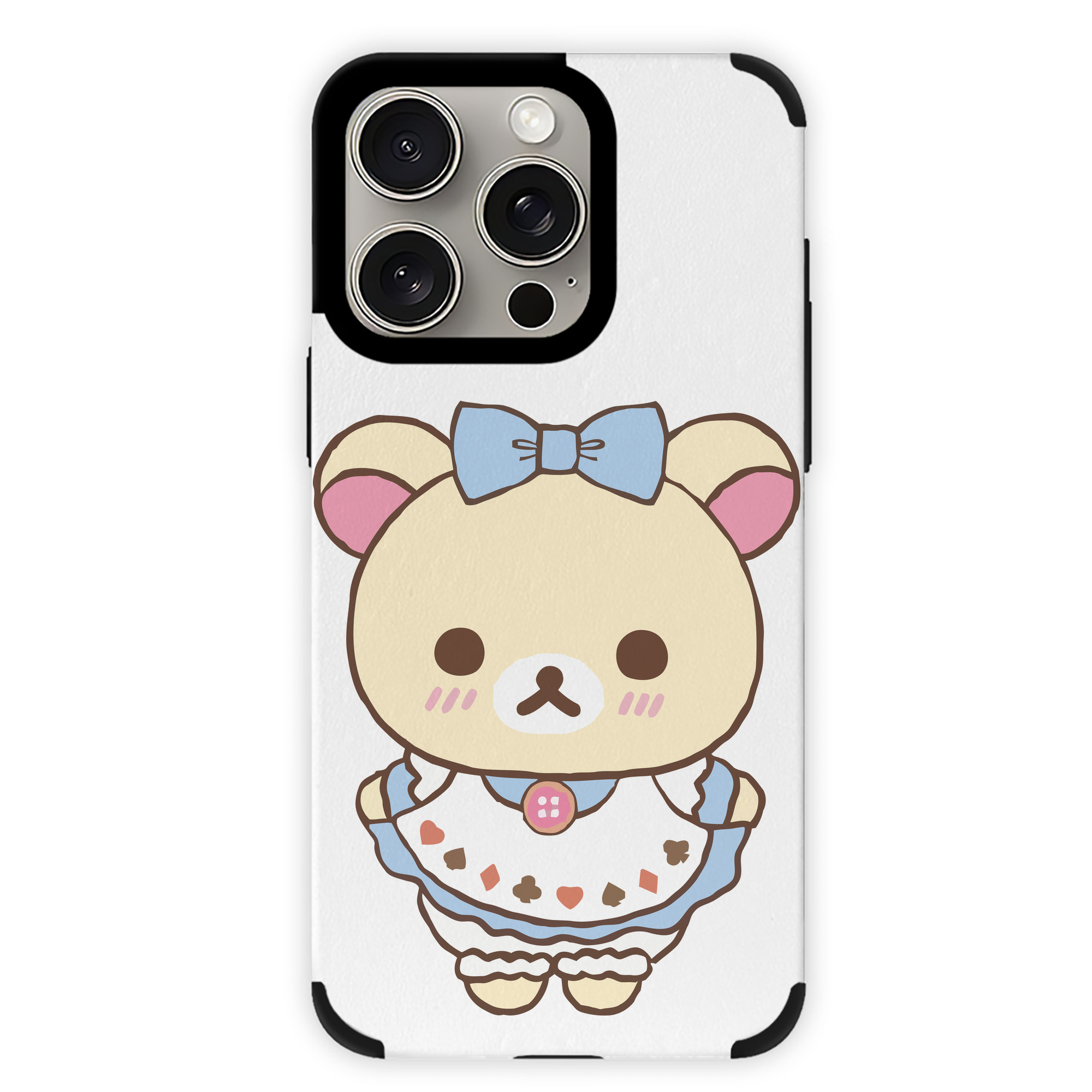 （画像用） リラックマ リラックマ キイロイトリ Rilakkuma Korilakkuma Kiiroitori 【iPhone15ProMax対応】 PUレザー スマホケース 耐衝撃＆黄変防止