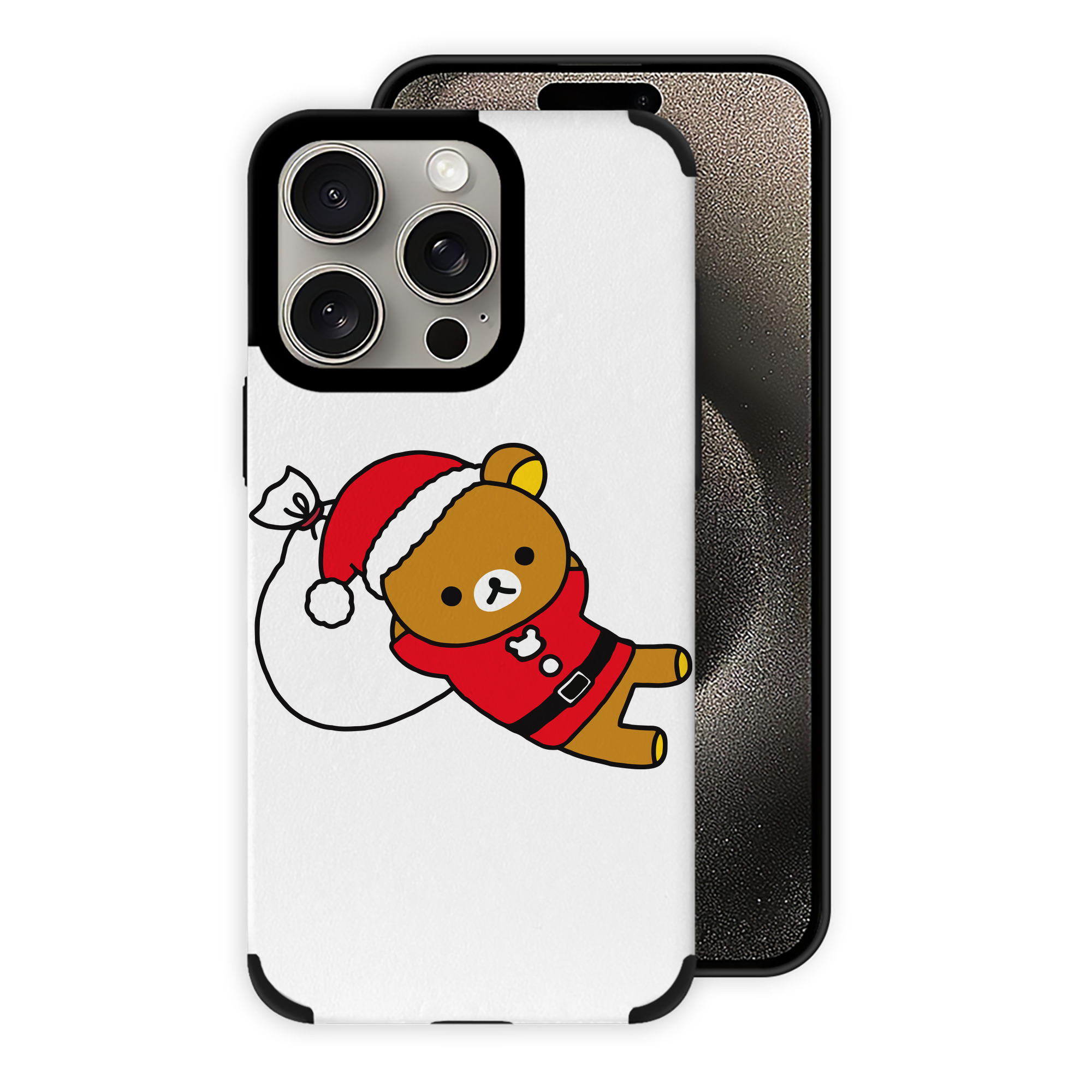 （画像用） リラックマ リラックマ キイロイトリ Rilakkuma Korilakkuma Kiiroitori 【iPhone15ProMax対応】 PUレザー スマホケース 耐衝撃＆黄変防止