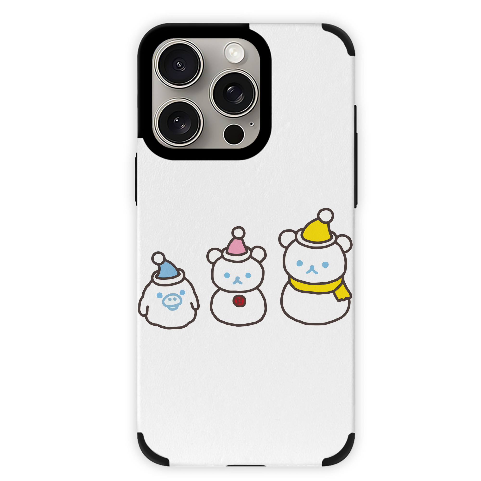 （画像用） リラックマ リラックマ キイロイトリ Rilakkuma Korilakkuma Kiiroitori 【iPhone15ProMax対応】 PUレザー スマホケース 耐衝撃＆黄変防止