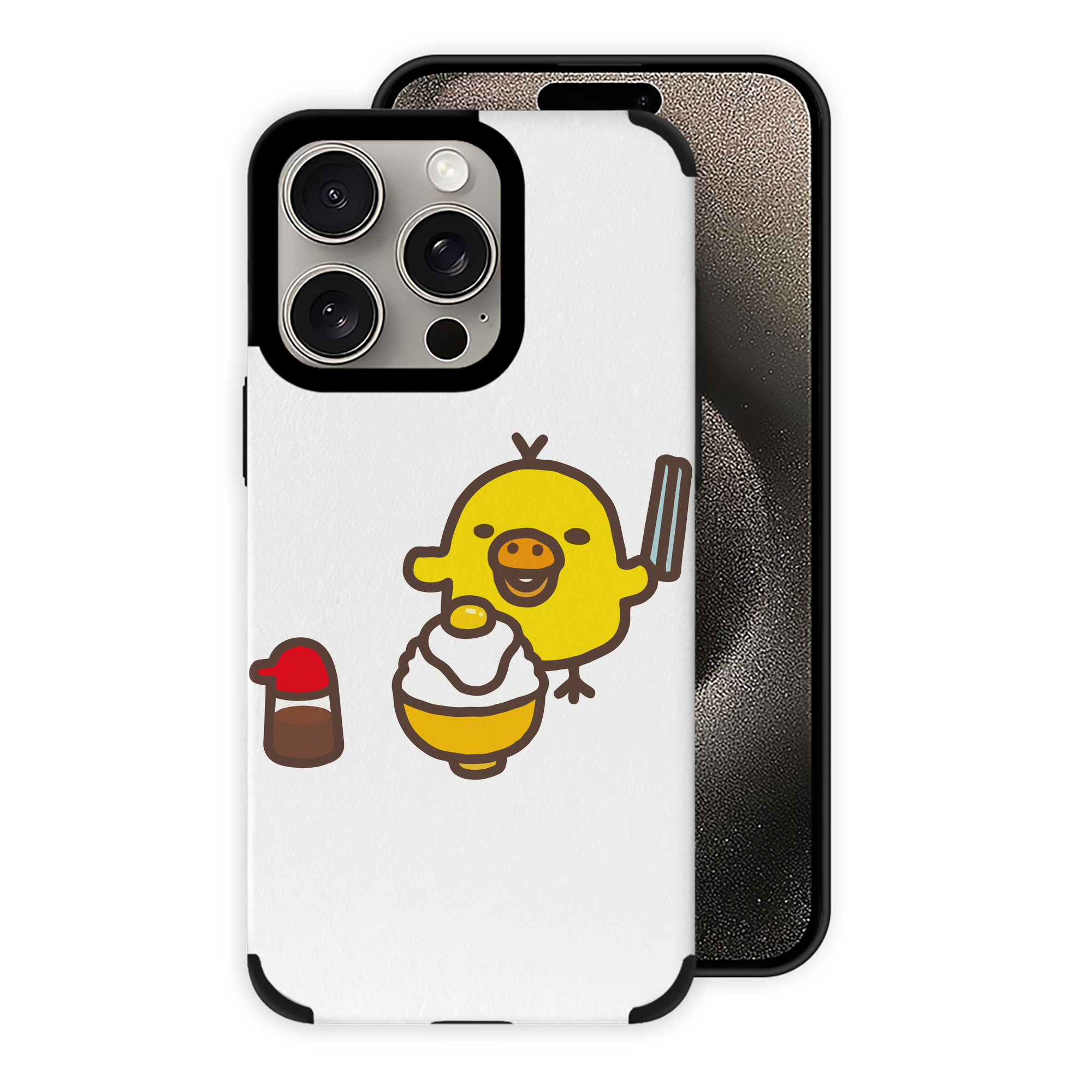 （画像用） リラックマ リラックマ キイロイトリ Rilakkuma Korilakkuma Kiiroitori 【iPhone15ProMax対応】 PUレザー スマホケース 耐衝撃＆黄変防止