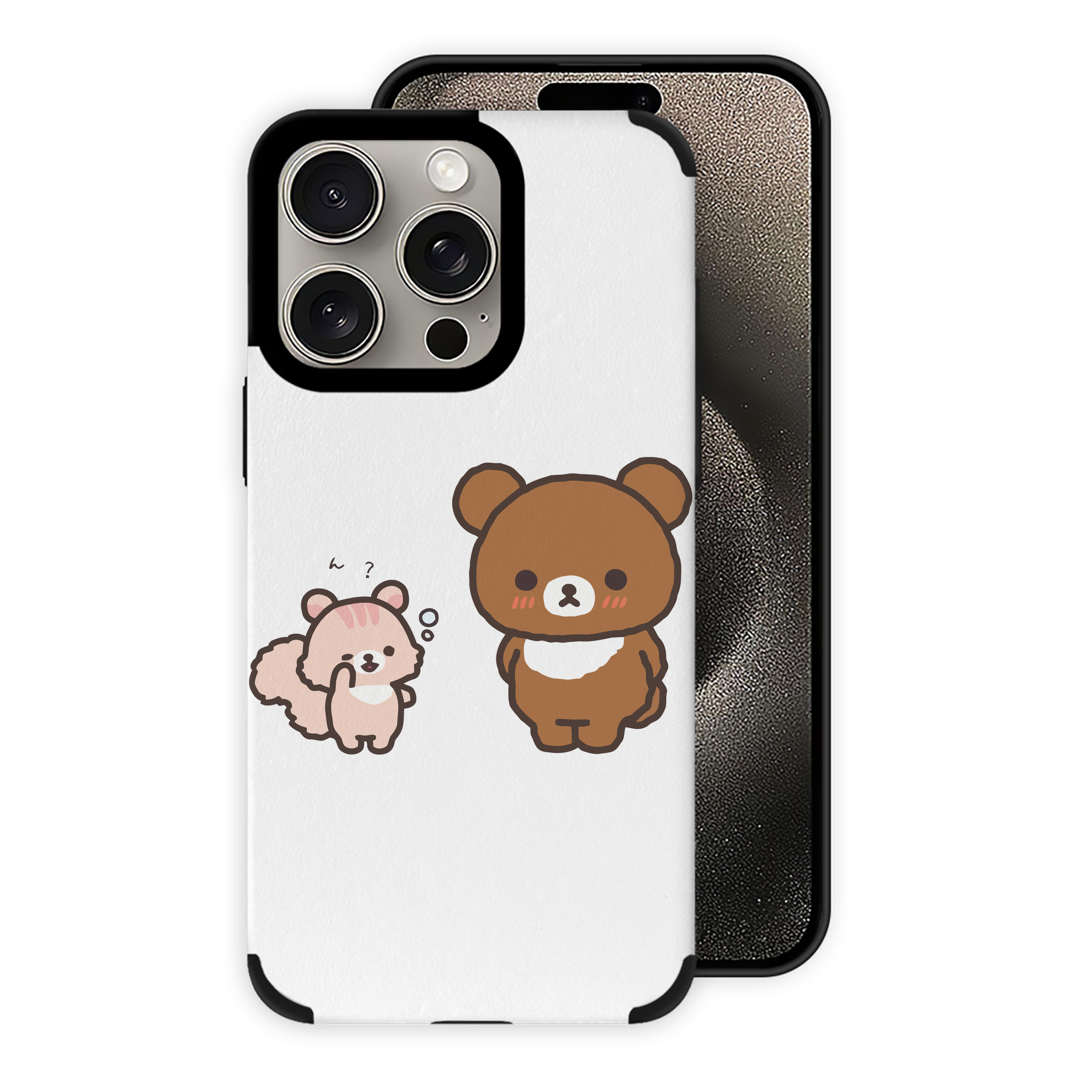 （画像用） リラックマ リラックマ キイロイトリ Rilakkuma Korilakkuma Kiiroitori 【iPhone15ProMax対応】 PUレザー スマホケース 耐衝撃＆黄変防止