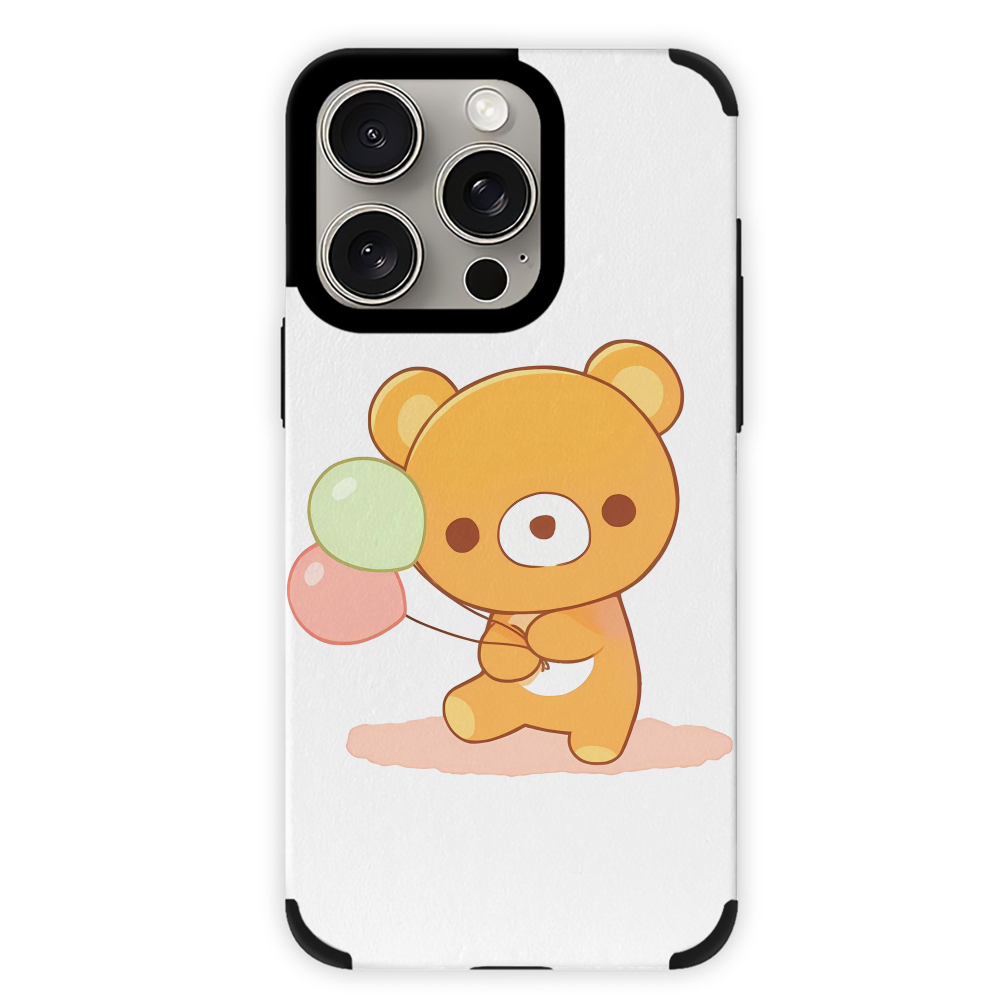 （画像用） リラックマ リラックマ キイロイトリ Rilakkuma Korilakkuma Kiiroitori 【iPhone15ProMax対応】 PUレザー スマホケース 耐衝撃＆黄変防止