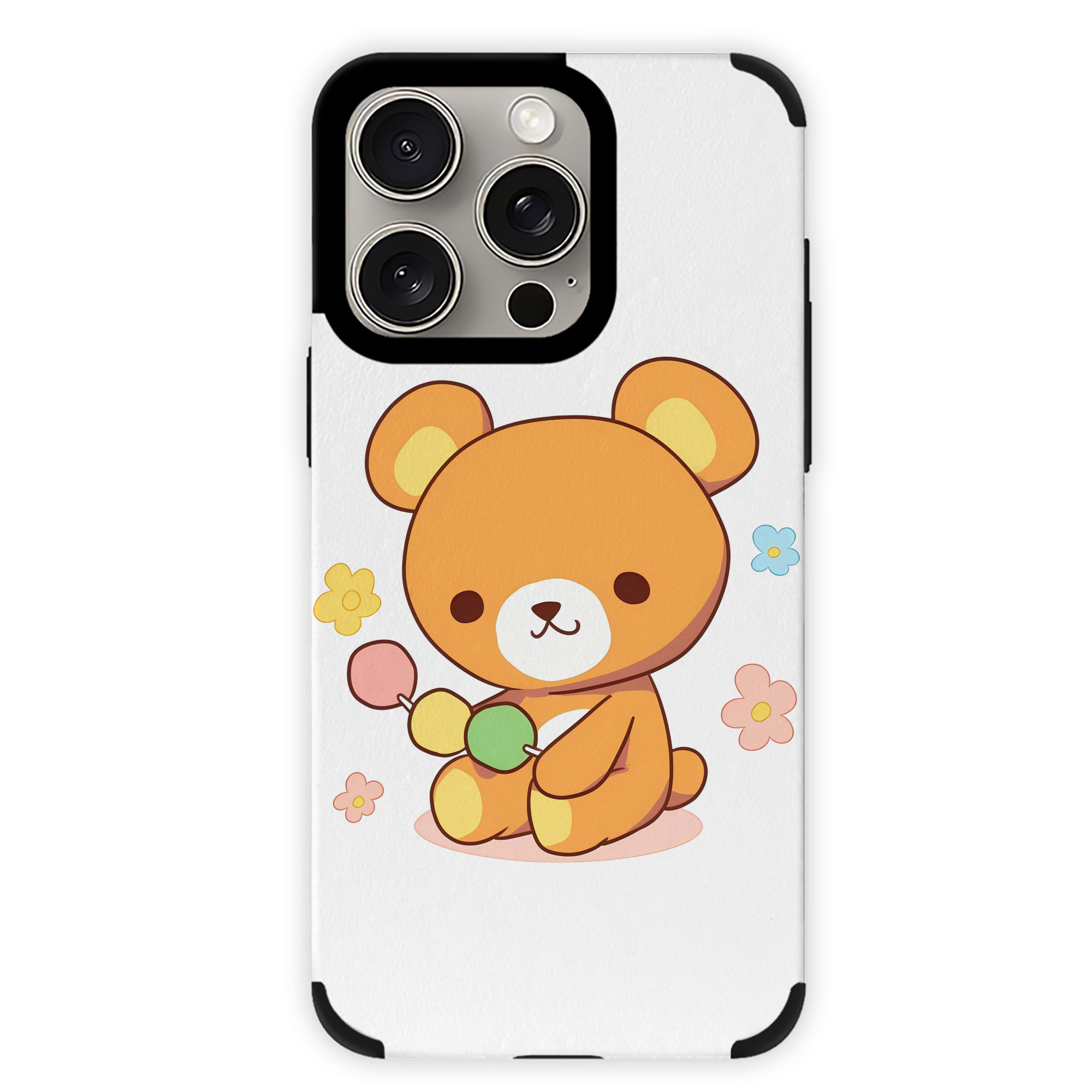 （画像用） リラックマ リラックマ キイロイトリ Rilakkuma Korilakkuma Kiiroitori 【iPhone15ProMax対応】 PUレザー スマホケース 耐衝撃＆黄変防止