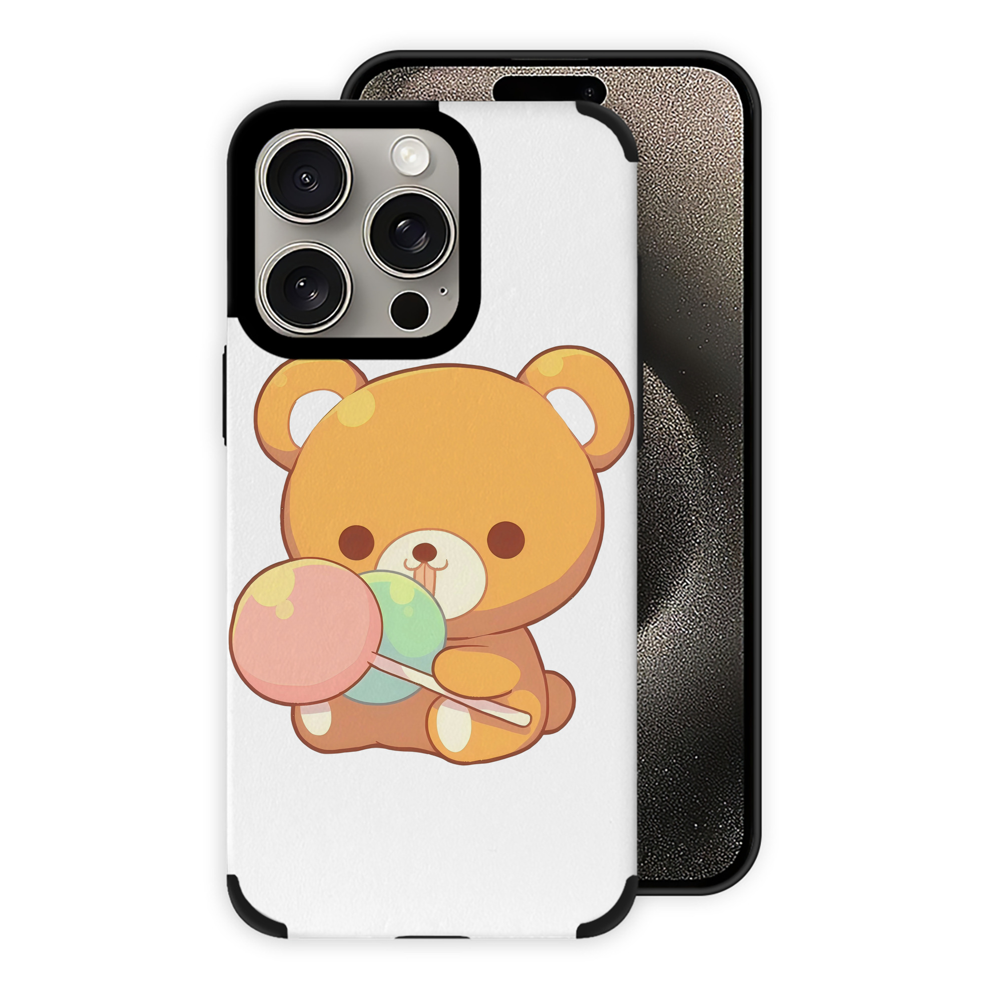 （画像用） リラックマ リラックマ キイロイトリ Rilakkuma Korilakkuma Kiiroitori 【iPhone15ProMax対応】 PUレザー スマホケース 耐衝撃＆黄変防止