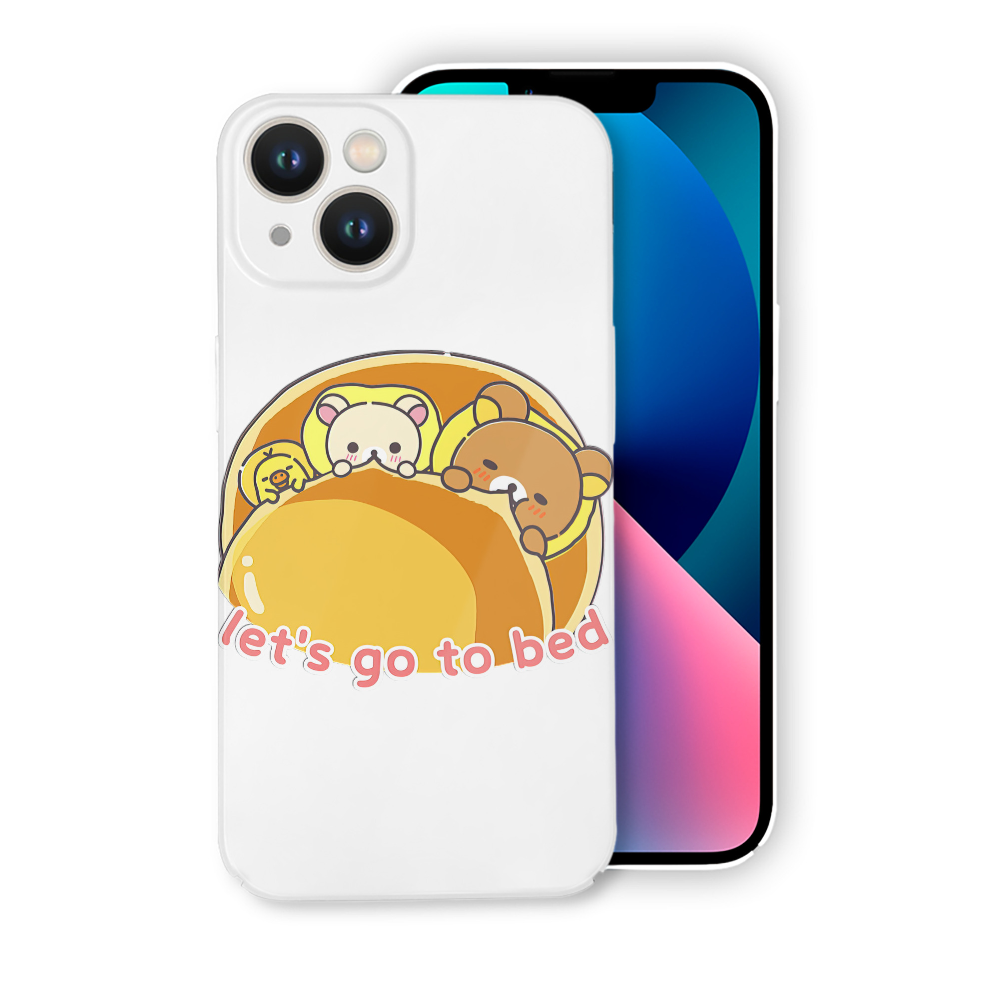 （画像用） リラックマ リラックマ キイロイトリ Rilakkuma Korilakkuma Kiiroitori 【iPhone 14シリーズ対応】ハードケース