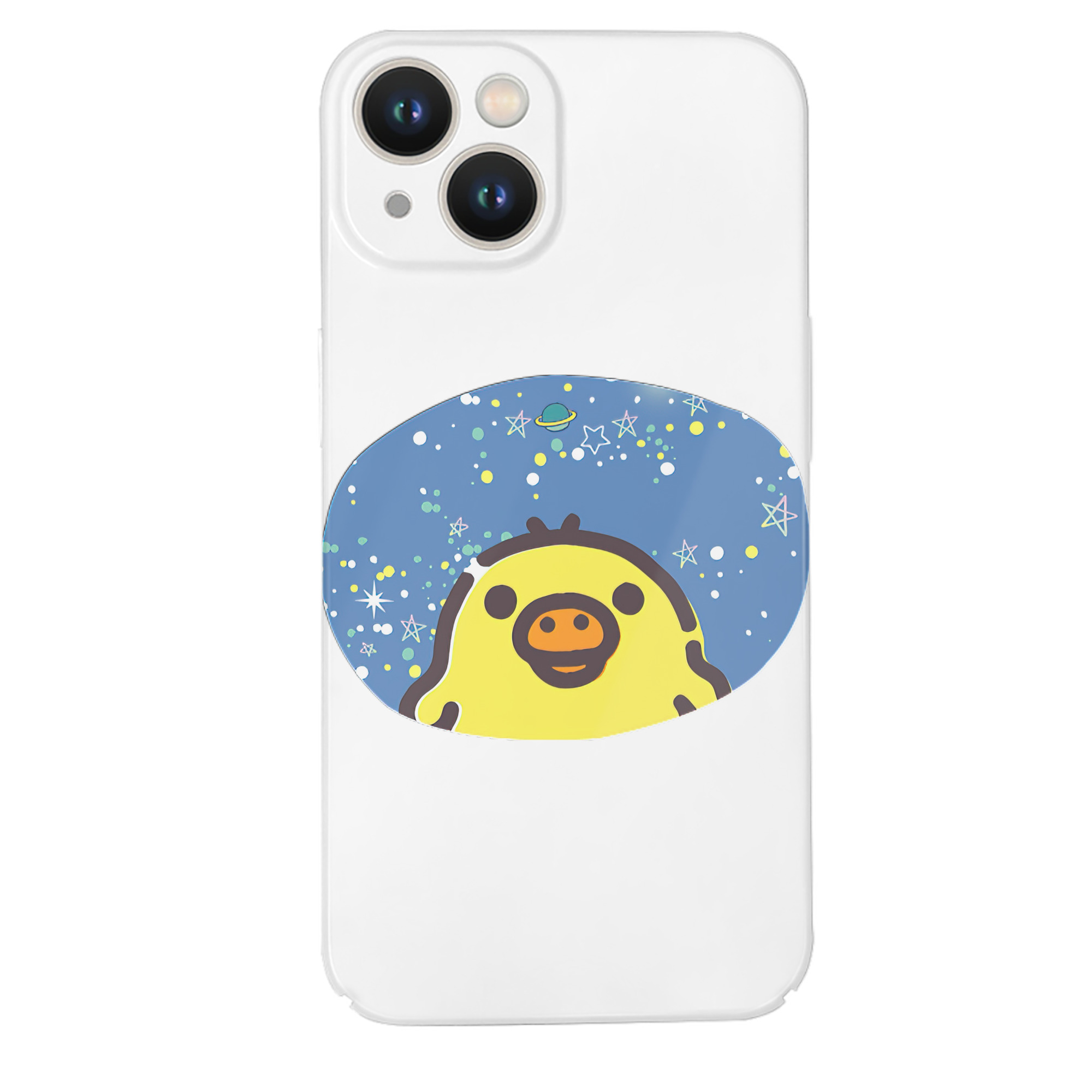 （画像用） リラックマ リラックマ キイロイトリ Rilakkuma Korilakkuma Kiiroitori 【iPhone 14シリーズ対応】ハードケース