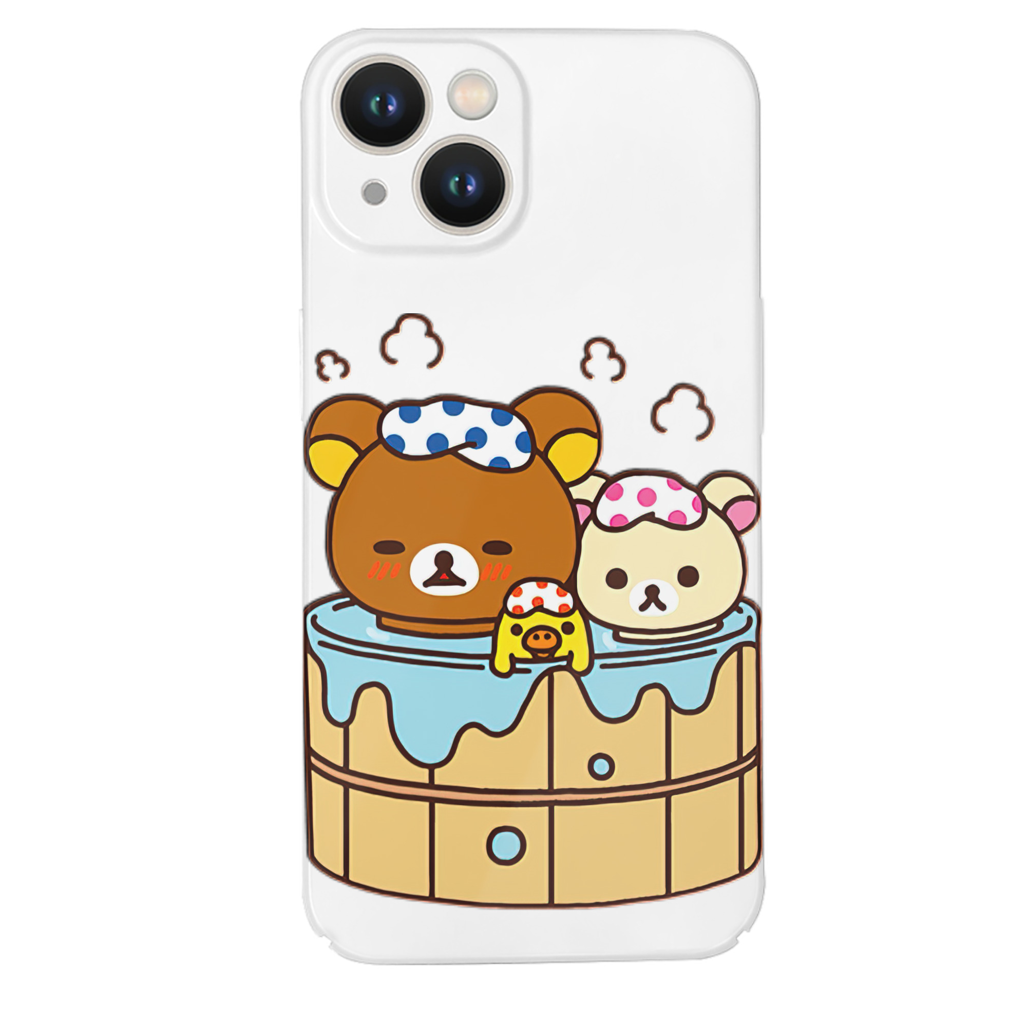 （画像用） リラックマ リラックマ キイロイトリ Rilakkuma Korilakkuma Kiiroitori 【iPhone 14シリーズ対応】ハードケース