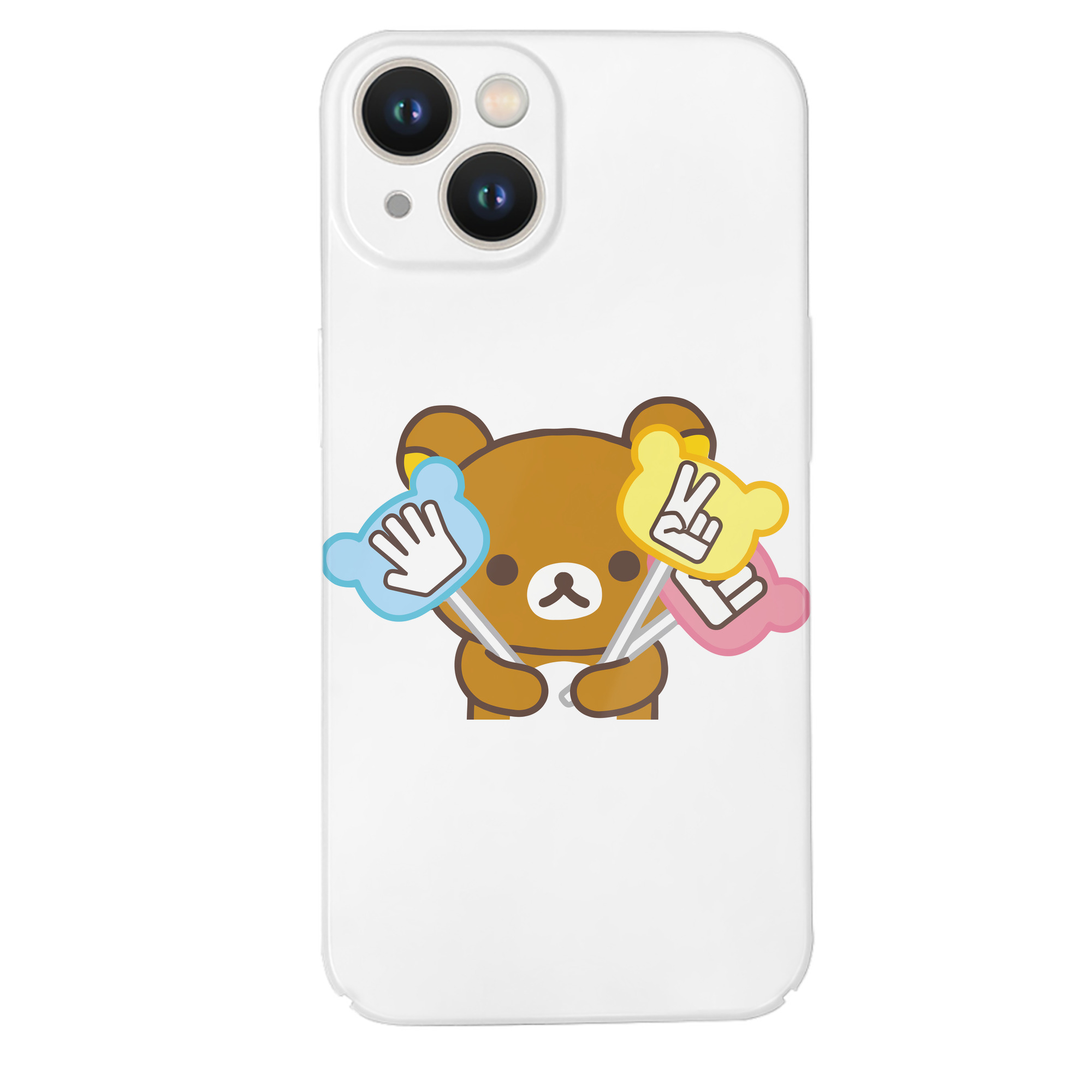 （画像用） リラックマ リラックマ キイロイトリ Rilakkuma Korilakkuma Kiiroitori 【iPhone 14シリーズ対応】ハードケース