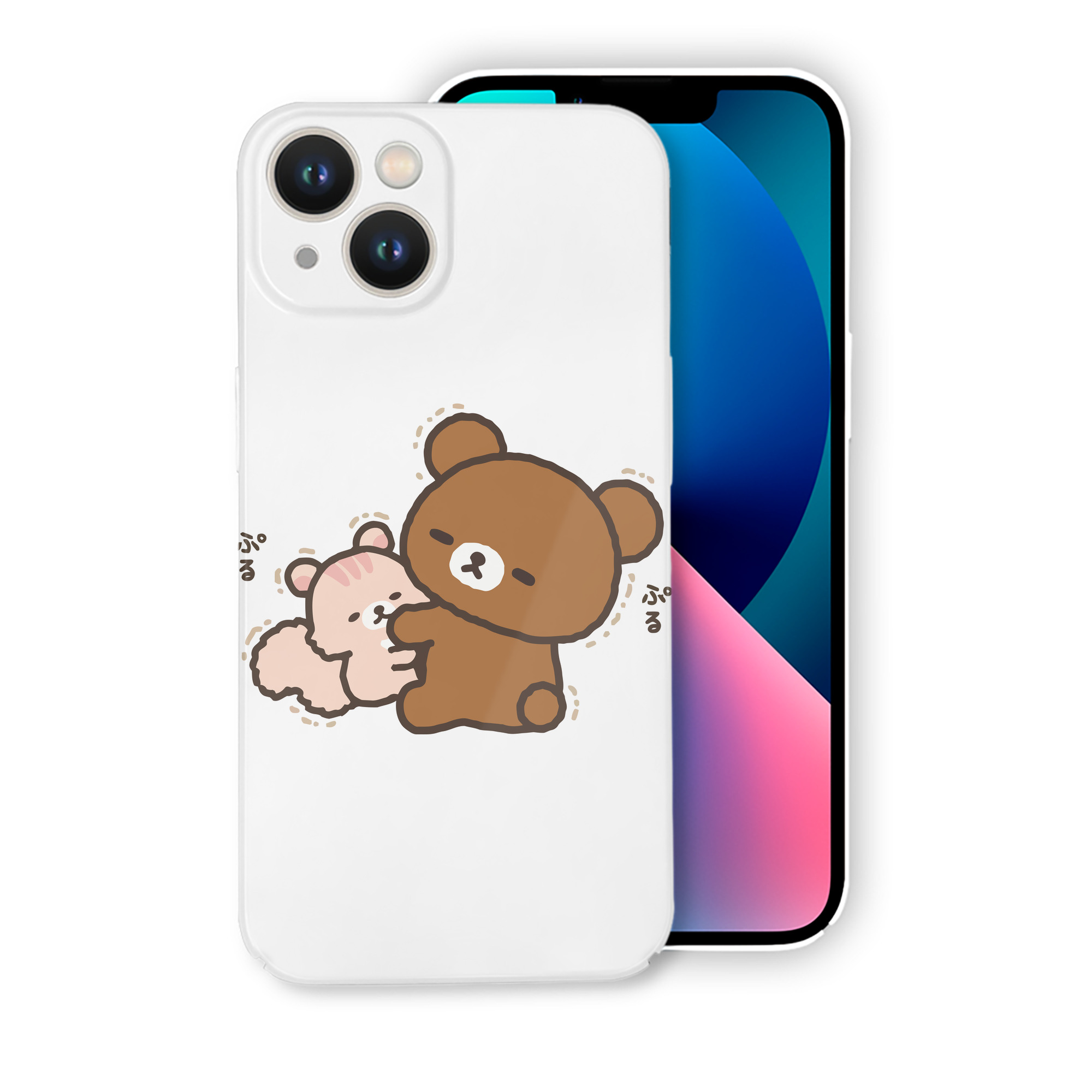 （画像用） リラックマ リラックマ キイロイトリ Rilakkuma Korilakkuma Kiiroitori 【iPhone 14シリーズ対応】ハードケース
