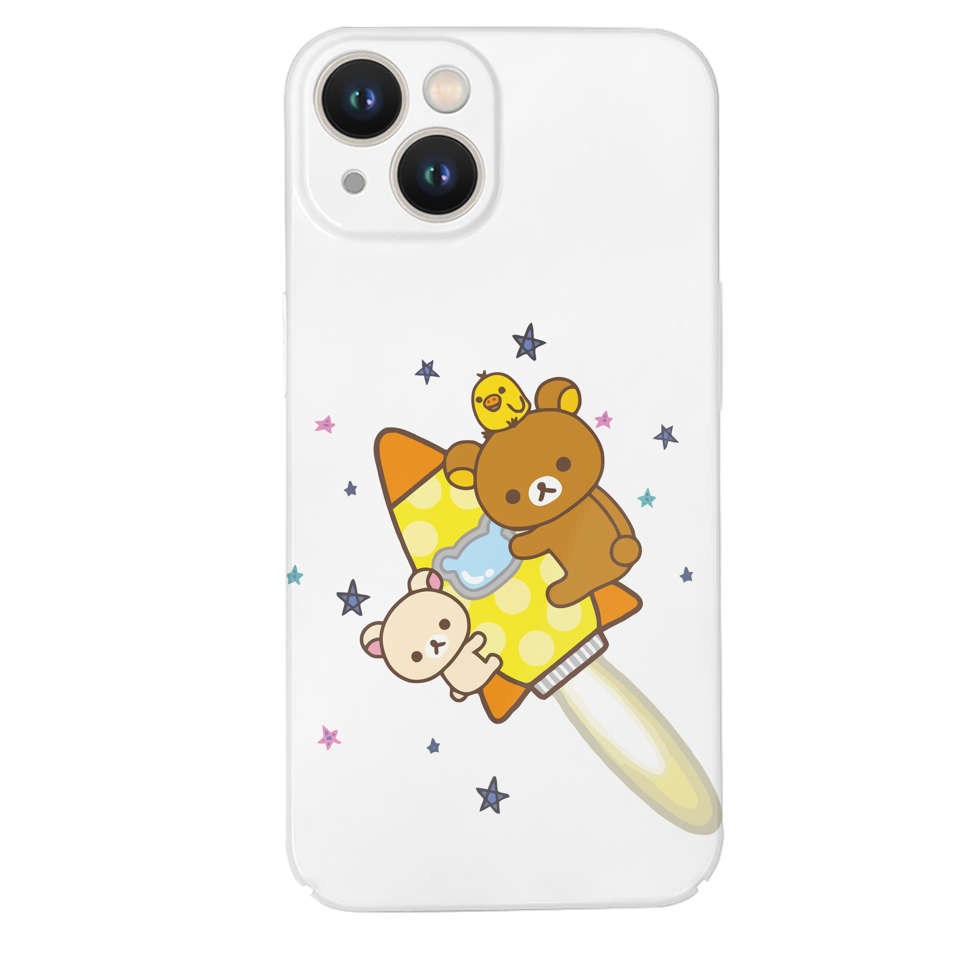 （画像用） リラックマ リラックマ キイロイトリ Rilakkuma Korilakkuma Kiiroitori 【iPhone 14シリーズ対応】ハードケース